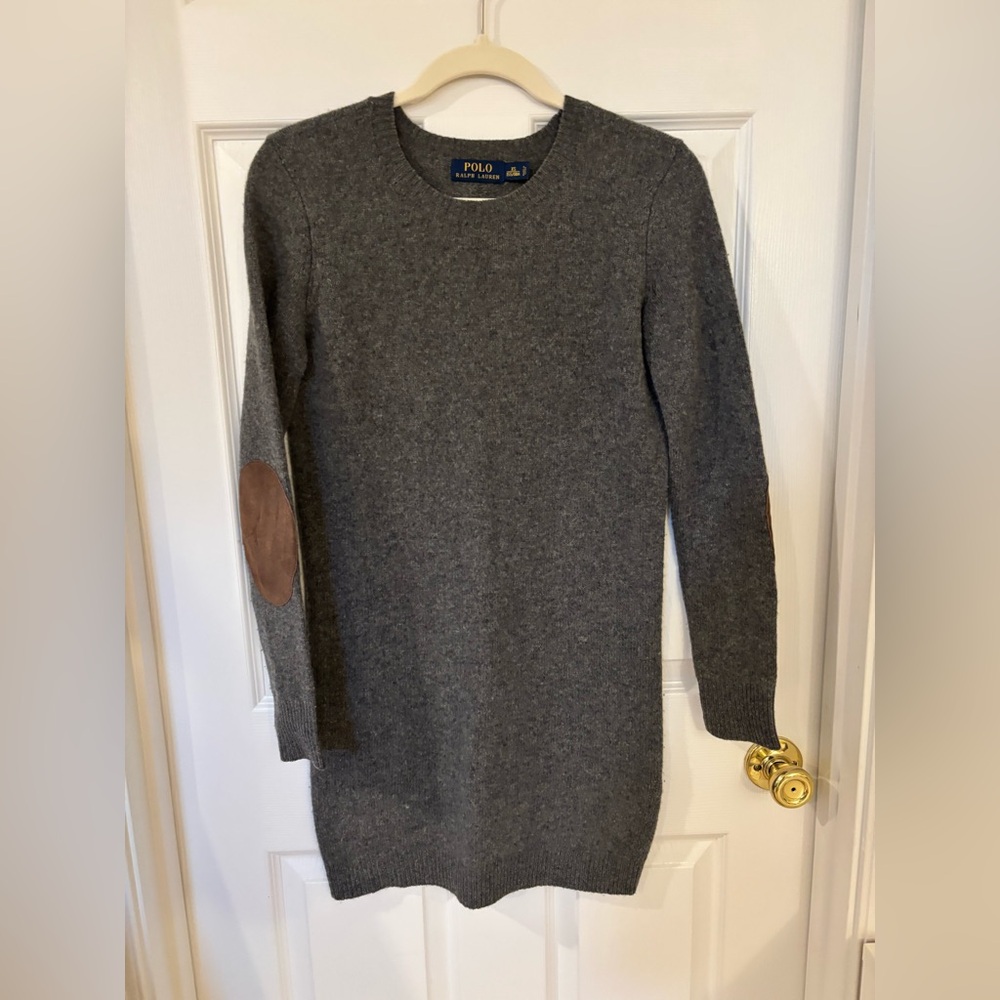 Polo Ralph Lauren Gray Sweater Dress